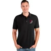 Flash Sale 👏 Portland Trail Blazers NBA Portland Trailblazers Men's Affluent Polo by Antigua® 🌟
