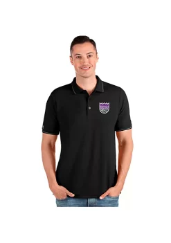 Best Sale 🎁 NBA Sacramento Kings Men's Affluent Polo by Antigua® 🧨 -Deals Antigua® Store Belk 14320