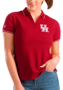 Top 10 🎁 NCAA Houston Cougars 👩 Womens Affluent Polo by Antigua® 🛒 -Deals Antigua® Store Belk 14338