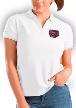 Best Pirce 🧨 Missouri State Bears NCAA Missouri State University Bears 👩 Womens Affluent Polo by Antigua® 🤩 -Deals Antigua® Store Belk 14366