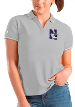 Promo ❤️ NCAA Northwestern Wildcats 👩 Womens Affluent Polo by Antigua® 👏 -Deals Antigua® Store Belk 14405