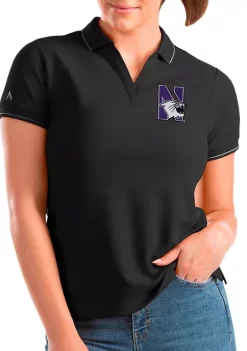 Promo ❤️ NCAA Northwestern Wildcats 👩 Womens Affluent Polo by Antigua® 👏 -Deals Antigua® Store Belk 14406