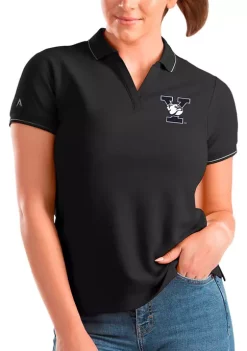 Hot Sale ❤️ NCAA Yale Bulldogs 👩 Womens Affluent Polo by Antigua® 🔔 -Deals Antigua® Store Belk 14430