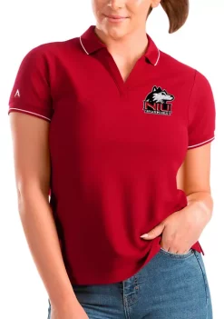 Wholesale ❤️ NIU Huskies NCAA Northern Illinois Huskies 👩 Womens Affluent Polo by Antigua® ✨ -Deals Antigua® Store Belk 14480