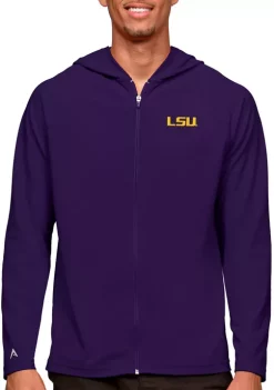 Hot Sale ❤️ NCAA LSU Tigers Legacy Hood by Antigua® 🔔 -Deals Antigua® Store Belk 1454