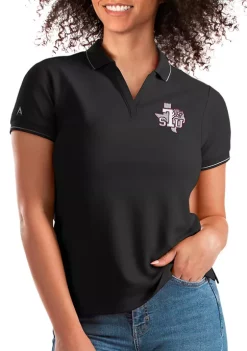 Promo 😍 NCAA Texas Southern University Affluent Polo by Antigua® 🎉 -Deals Antigua® Store Belk 14586