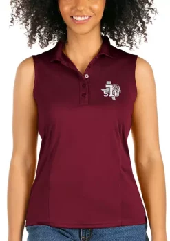 Wholesale 😍 NCAA Texas Southern University S/L Tribute Polo by Antigua® 🥰 -Deals Antigua® Store Belk 14691