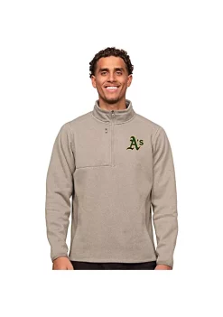 Coupon 🥰 Oakland Athletics MLB Oakland A's Men's Course Pullover by Antigua® ❤️ -Deals Antigua® Store Belk 14754