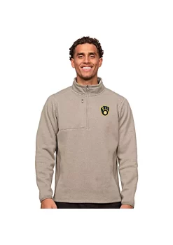Buy 👏 MLB Milwaukee Brewers Men's Course Pullover by Antigua® ❤️