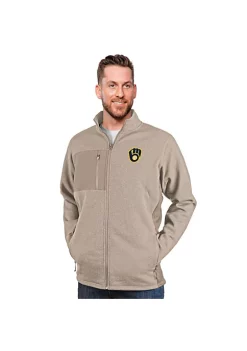 Best Sale ✨ MLB Milwaukee Brewers Men's Course Jacket by Antigua® ⭐