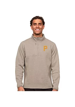 Best Pirce ⌛ MLB Pittsburgh Pirates Men's Course Pullover by Antigua® 🎁 -Deals Antigua® Store Belk 14863