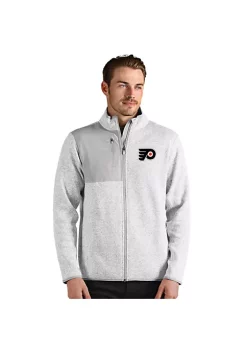 Outlet 🔥 NHL Philadelphia Flyers Men's Fortune Full Zip by Antigua® 🔔 -Deals Antigua® Store Belk 14940