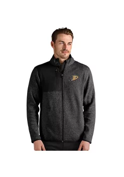 Hot Sale 👍 NHL Anaheim Ducks Men's Fortune Full Zip by Antigua® ❤️ -Deals Antigua® Store Belk 14945