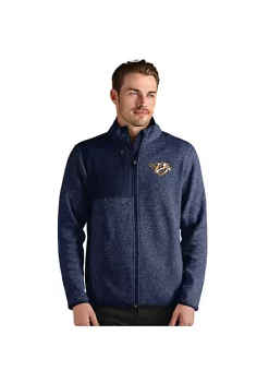 Best deal 🔥 NHL Nashville Predators Men's Fortune Full Zip by Antigua® ❤️ -Deals Antigua® Store Belk 14961