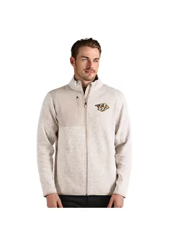 Best deal 🔥 NHL Nashville Predators Men's Fortune Full Zip by Antigua® ❤️ -Deals Antigua® Store Belk 14963