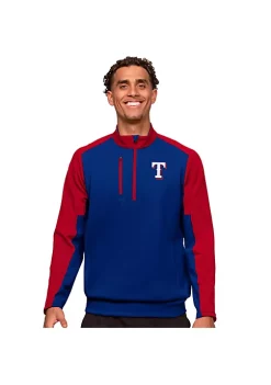 Discount ❤️ MLB Texas Rangers Men's Team Pullover by Antigua® 💯 -Deals Antigua® Store Belk 15017