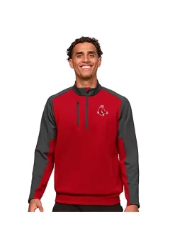 Hot Sale ⭐ MLB Boston Red Sox Men's Team Pullover by Antigua® 🎉 -Deals Antigua® Store Belk 15056
