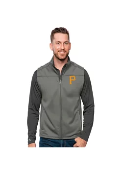 Best Sale 😀 MLB Pittsburgh Pirates Men's Links Golf Vest by Antigua® 👏 -Deals Antigua® Store Belk 15138