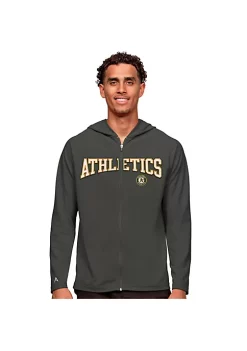 Discount 😉 Oakland Athletics MLB Oakland A's Men's Legacy Zip Hood by Antigua® 👍 -Deals Antigua® Store Belk 15185