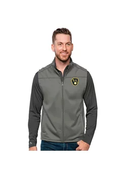 Coupon 🥰 MLB Milwaukee Brewers Men's Links Golf Vest by Antigua® 🥰