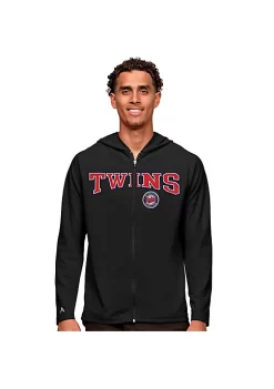 Top 10 😀 MLB Minnesota Twins Men's Legacy Zip Hood by Antigua® 🔔 -Deals Antigua® Store Belk 15240