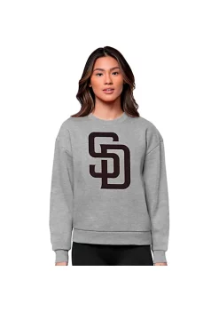 Budget ❤️ MLB San Diego Padres 👩 Women's Victory Crew by Antigua® 💯 -Deals Antigua® Store Belk 15335