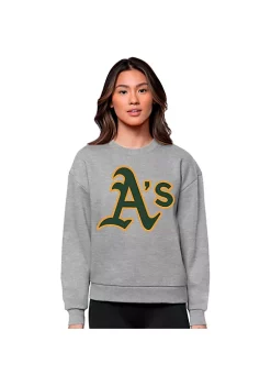 Best Sale ✨ Oakland Athletics MLB Oakland A's 👩 Women's Victory Crew by Antigua® 🎉