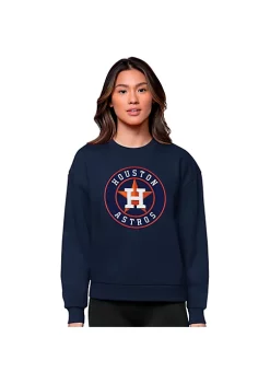 New 🎁 MLB Houston Astros 👩 Women's Victory Crew by Antigua® 👍 -Deals Antigua® Store Belk 15363