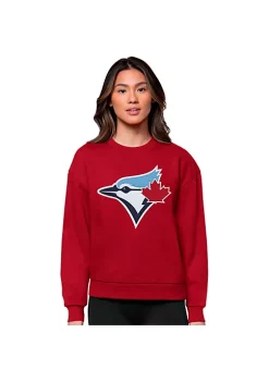 Discount 😍 MLB Toronto Blue Jays 👩 Women's Victory Crew by Antigua® 😍