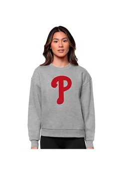 Discount ⌛ MLB Philadelphia Phillies 👩 Women's Victory Crew by Antigua® 🧨