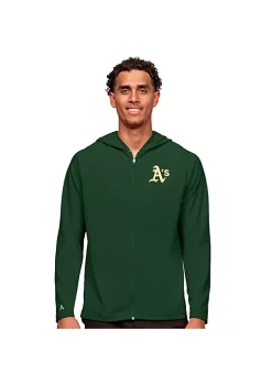 Buy 😀 Oakland Athletics MLB Oakland A's Men's Legacy Zip Hood by Antigua® ⌛ -Deals Antigua® Store Belk 15671