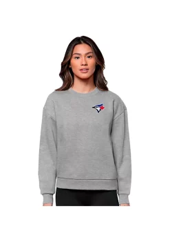 Outlet 😀 MLB Toronto Blue Jays 👩 Women's Victory Crew by Antigua® 🥰