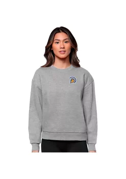 Flash Sale 😍 NCAA San Jose State Spartans Victory Crew Pullover by Antigua® 🔔 -Deals Antigua® Store Belk 16034