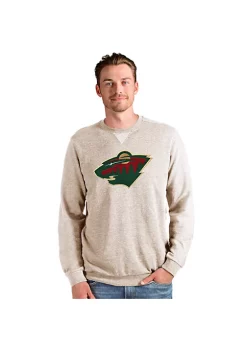 Hot Sale ⭐ NHL Minnesota Wild Men's Reward Crew by Antigua® 😀