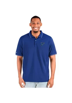 Top 10 ✔️ NHL St Louis Blues Men's Affluent Tall Polo by Antigua® 😀 -Deals Antigua® Store Belk 16192