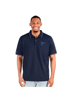 Top 10 ✔️ NHL St Louis Blues Men's Affluent Tall Polo by Antigua® 😀 -Deals Antigua® Store Belk 16194