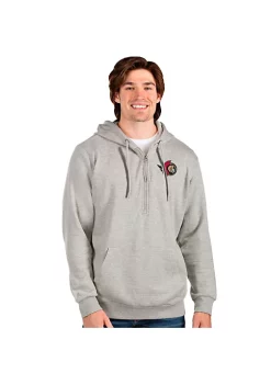 Top 10 ⌛ NHL Ottawa Senators Men's Action Quarter Zip Hood by Antigua® 👍 -Deals Antigua® Store Belk 16263