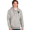 Budget ✨ NHL LA Kings Men's Action Quarter Zip Hood by Antigua® ⌛