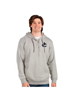 Brand new ⭐ NHL Vancouver Canucks Men's Action Quarter Zip Hood by Antigua® 👍