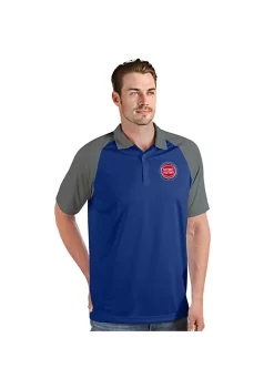 Flash Sale 😍 NBA Detroit Pistons Men's Nova Polo by Antigua® 🌟 -Deals Antigua® Store Belk 16552