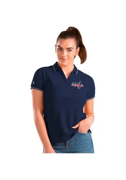 Buy ✨ NHL Washington Capitals 👩 Women's Affluent Polo by Antigua® 💯