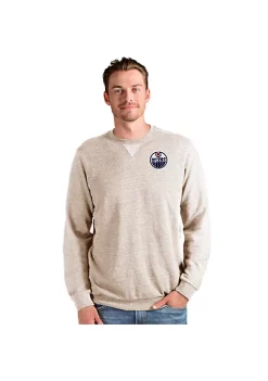 Top 10 😀 NHL Edmonton Oilers Men's Reward Crew by Antigua® 🎁 -Deals Antigua® Store Belk 16765