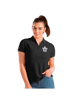 Hot Sale 👍 NHL Toronto Maple Leafs 👩 Women's Affluent Polo by Antigua® 😍 -Deals Antigua® Store Belk 16777