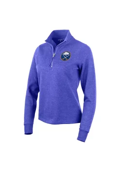 Best reviews of ⌛ NHL Buffalo Sabres 👩 Women's Action Quarter Zip Pullover by Antigua® 🎁