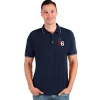 Outlet 💯 NBA Philadelphia 76ers Men's Affluent Polo by Antigua® ✔️