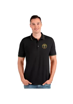 New 🌟 NBA Denver Nuggets Men's Affluent Polo by Antigua® 🤩 -Deals Antigua® Store Belk 16871