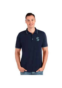 Wholesale 👍 NHL Seattle Kraken Men's Affluent Polo by Antigua® ✨ -Deals Antigua® Store Belk 16878