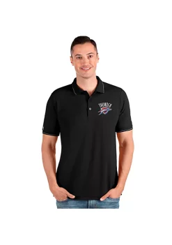 Deals 👏 NBA Oklahoma City Thunder Men's Affluent Polo by Antigua® 🎁 -Deals Antigua® Store Belk 16952