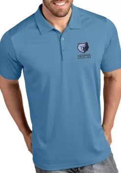 Coupon 👍 NBA Memphis Grizzlies Men's Tribute Polo 👕 Shirt by Antigua® 🥰 -Deals Antigua® Store Belk 1811