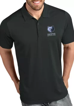 Coupon 👍 NBA Memphis Grizzlies Men's Tribute Polo 👕 Shirt by Antigua® 🥰 -Deals Antigua® Store Belk 1813